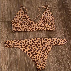Boys & Arrows leopard bikini